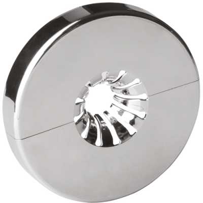 Розетка для вентиля, пласт. серебр.глянцев.для труб Ø10÷20 мм