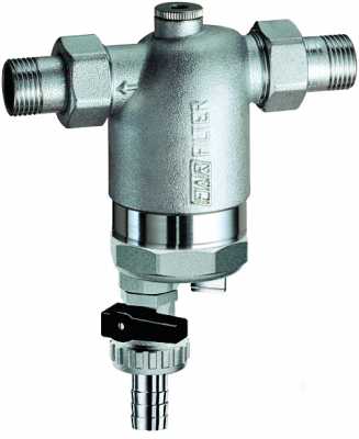 Фильтр под манометр, американка-американка (сетка 100 мкм) 1/2", С МАГНИТНОЙ ВСТАВКОЙ