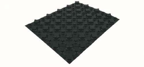 Профильный мат без изоляции, промышленное применение, 1275x975мм, упаковка 19,44 кв.м.