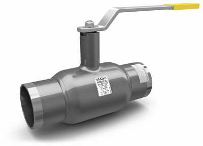 Кран шаровый цельносварной, под приварку, Dn 32, PN 40, неполнопроходной с корпусом из стали 20 (КШ.Ц.П.032.040.Н/П.02), LD