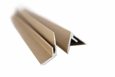Рамка декоративная профиль F алюминий золото