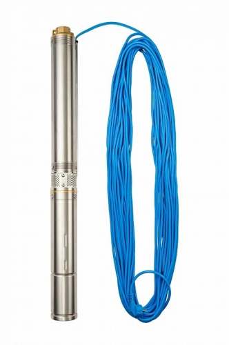 Погружной скважинный насос ВОДОМЕТ 3ДК 45/42, 220 В, 50 Гц, 550 Вт, присоед внутр резьба: G1, диаметр насоса: 76 мм , кабель: 20 м, Джилекс