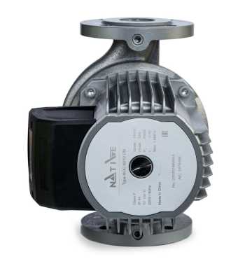 Насос циркуляционный с мокрым ротором NOC 40/18 DM, 3х380 В, 50 Гц, 1300 Вт, вход/выход DN 40 PN 10, корпус-чугун, колесо-PP, Native