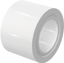 Usystems кольцо для труб PE-Xa с упором белое 40 '80Ф