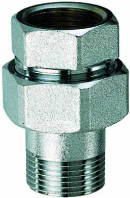 Прямой 3-х разъемный фитинг с PTFE уплотнением, американка-ВР 1 1/4"