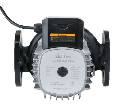Циркуляционный насос с мокрым ротором NOC 40/12 DM S3, 3x400 В, 50 Гц, 1 кВт, трубное соед фланц: DN40 PN6/10, Native