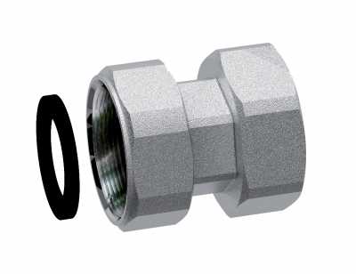 Переходник с накид. гайкой 1”(ВР) – 3/4(ВР), с EPDM