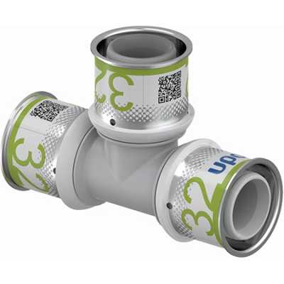 UPONOR S-PRESS PLUS ТРОЙНИК РАВНОПРОХОДНОЙ ЛАТУННЫЙ 32-32-32 '5И