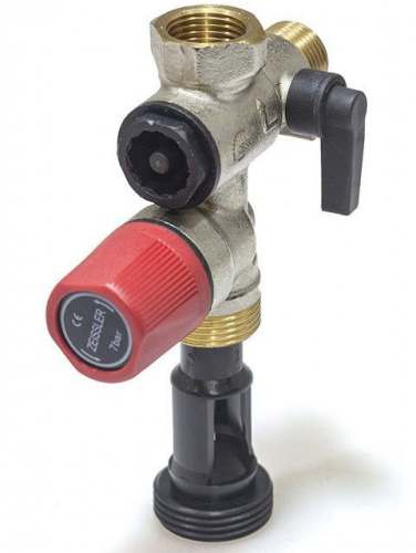 Группа безопасности для электрокотла ГВС  1/2"-7бар