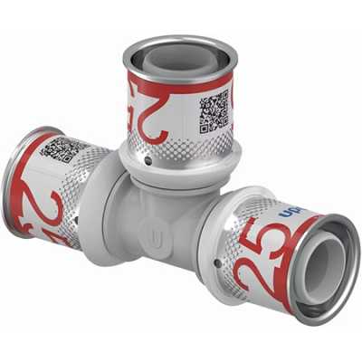 UPONOR S-PRESS PLUS ТРОЙНИК РАВНОПРОХОДНОЙ КОМПОЗИЦИОННЫЙ PPSU 25-25-25 '5И