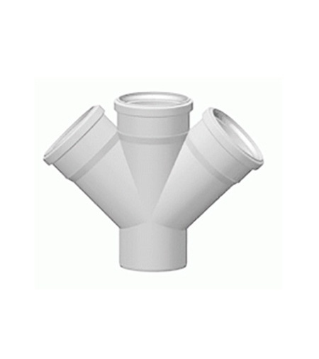 Крестовина одноплоскостная ПП D 110/110/110*45° СИНИКОН Комфорт