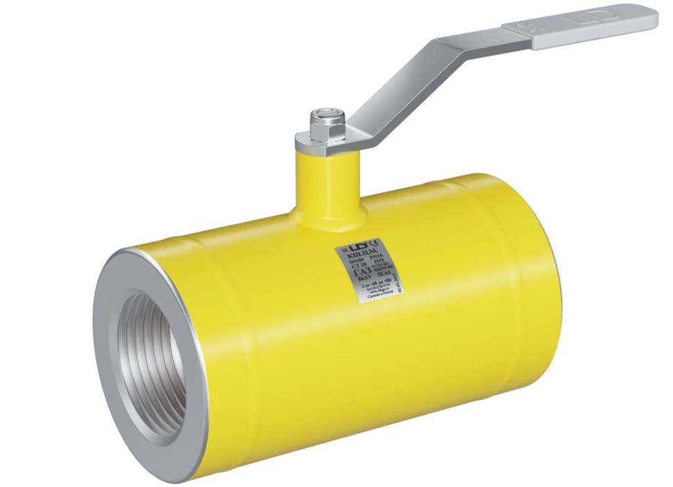 Кран шаровый LD КШЦМ Gas 015.040.П/П.02. из стали 20 Ду15 Ру4,0МПа