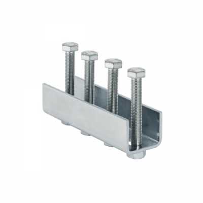 Соединительный элемент Pluvia для опорной шины квадратного сечения: 16x4.5x4см, Geberit