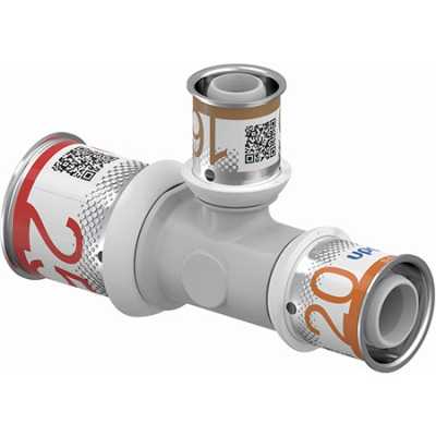 UPONOR S-PRESS PLUS ТРОЙНИК РЕДУКЦИОННЫЙ КОМПОЗИЦИОННЫЙ PPSU 25-16-20 '5И