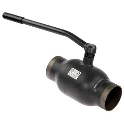 Шаровой кран RJIP Premium WW DN 32 PN40 Т= 200 °С, приварной, стандартный проход, с рукояткой, корпус-углеродистая сталь, Ридан