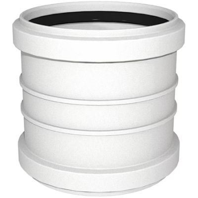 UPONOR DECIBEL МУФТА КАНАЛИЗАЦИОННАЯ С УПОРОМ Д.110ММ ПП БЕЛАЯ '1И