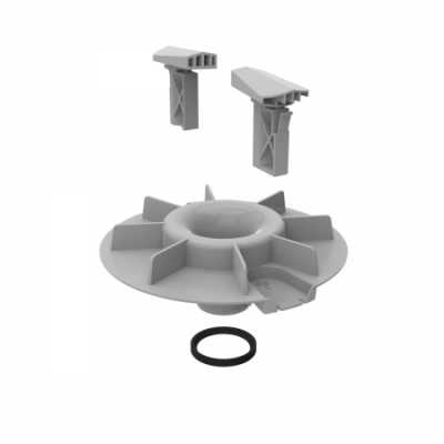 Аварийный перелив Pluvia: Максимальная высота подпора при 12 л/с=80мм, Geberit