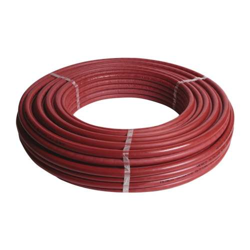 Труба HENCO STANDARD в красной изоляции (10мм), PEXc-AL-PEXc, 18х2, бухта 50 метров