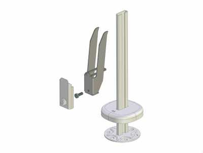 Кронштейн напольный K 31.35