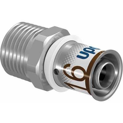 UPONOR S-PRESS PLUS ШТУЦЕР С НАРУЖНОЙ РЕЗЬБОЙ 16-R1/2"НР '10Ф