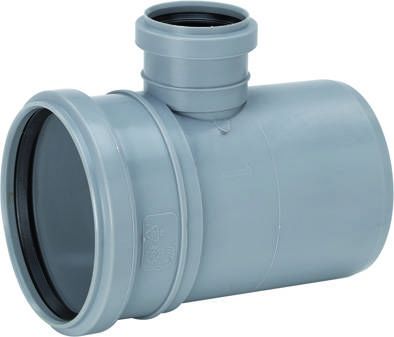 Тройник канализационный Ø110/50х88,5гр растуб-гладкий конец прямой