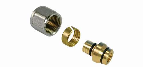 Гайка, ниппель, кольцо для медных труб, 26x28 Cu