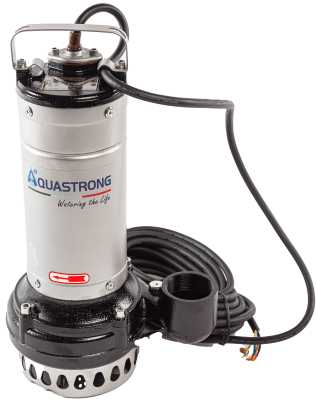 Насос дренажный для высокотемпературных стоков DHT16-26 1,1кВт, 380V/50Hz, 2850об/мин, G2", PN6, Tmax=95°С, AQUASTRONG