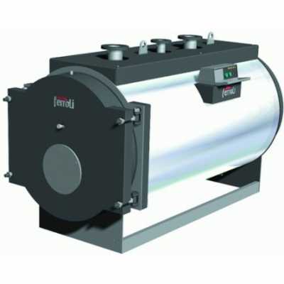 Стальные котлы для работы с наддувной горелкой