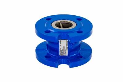 Обратный клапан пружинный NVD-402R DN 40 PN 16, Т = - 15-100°С, фланцевый, корпус-чугун, затвор-нержавеющая сталь, Ридан