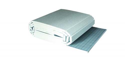 Фольгированная теплоизоляция ESP, рулон 10м2, 1000х10000х35мм, разметка 100х100 мм, звукоизоляция - 33 дБ, 4kPa