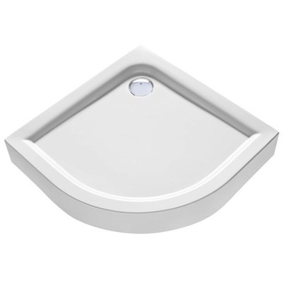 Душевой поддон с закругленными углами Kolo First: L=90см, B=90см, Белый / Глянцевый