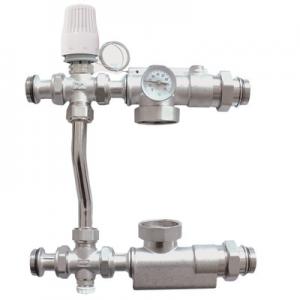 Насосно-смесительный узел для системы напольного отопления,так и для радиаторного отопления 11/2", 130мм