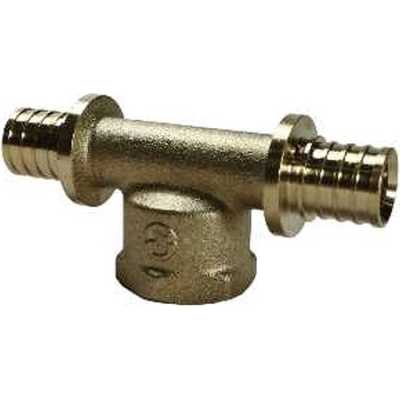 Тройник с переходом на ВР латунь 25(3,5)*3/4"*25(3,5) СИНИКОН