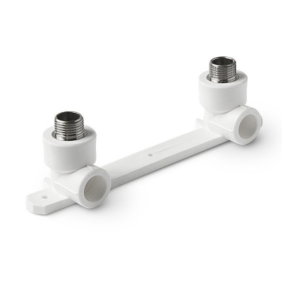 Угольник PPR с креплением двойной НР 20 х 1/2" (Lammin) 20/4