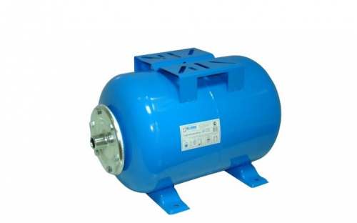 Гидроаккумулятор 100CT2 синий, горизонт, проходной