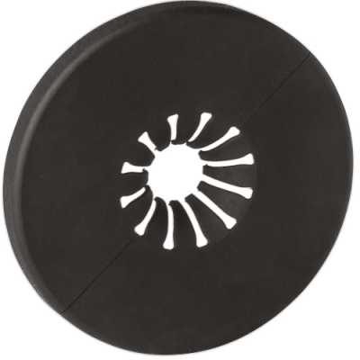 Розетка для вентиля, пласт. черн. матов. для труб Ø10÷20 мм