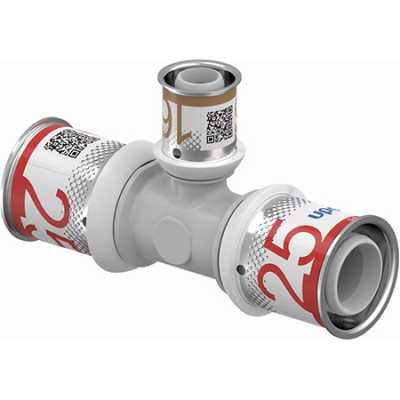 UPONOR S-PRESS PLUS ТРОЙНИК РЕДУКЦИОННЫЙ КОМПОЗИЦИОННЫЙ PPSU 25-16-25 '5И