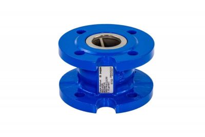 NVD-402R PN16 DN300 Клапан обратный  фланцевый пружинный с аксиальным затвором,чугун GJL250