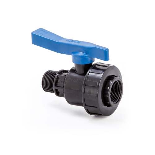 Кран для ПНД труб НВ 1 1/2" (Lammin) 45/1