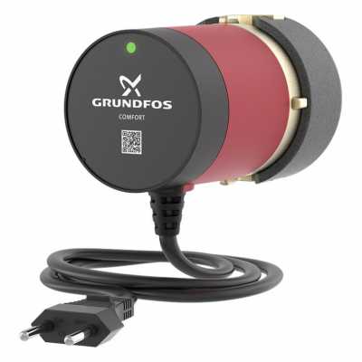 Циркуляционный насос COMFORT 15-14 B PM, 1x230 В, 50 Гц, 7 Вт, вход/выход Rp 1/2" PN10, монтажная длина L=80 мм, корпус-латунь, колесо-композит, Grundfos