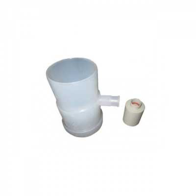 Участок дымохода из жёстких труб Dn 80PP со сливом конденсата