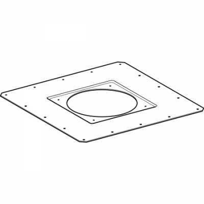 Монтажный фланец из оцинкованной стали для воронки Geberit Pluvia 12 и 25 л/сек - изображение 3