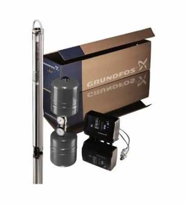 Комплект с насосом SQE 5-70, кабель-40 м, 3x1,5 мм², Grundfos