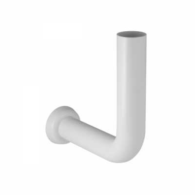 Колено смыва 90°, высокого монтажа, с манжетой: d=32мм, X=24см, X1=12см, Альпийский белый, Geberit