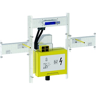 Комплект Geberit GIS для раковины Geberit ONE с внутристенным поворотным сифоном, с внутристенным Clou