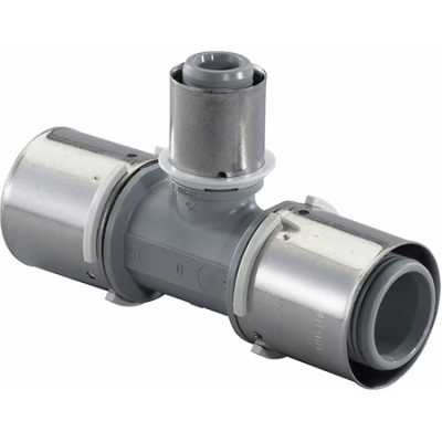 UPONOR S-PRESS ТРОЙНИК РЕДУКЦИОННЫЙ КОМПОЗИЦИОННЫЙ PPSU 75-40-75 '1У