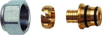 Концовка для пластиковых PEX труб (накидная гайка M24x19) 20х2