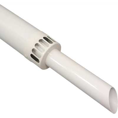 Коаксиальная труба с наконечником диам. 60/100 мм, общая длина 1000 мм, выступ дымовой трубы 250 мм - антиобледенительное исполнение