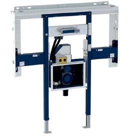 Инсталляция Geberit Duofix для раковины Geberit ONE и встраиваемого в стену смесителя Geberit ONE, по высоте помещения, с внутристенным поворотным сифоном, с внутристенным Clou: B=125см, Ширина pаковина=120см, H=125см, T=14см