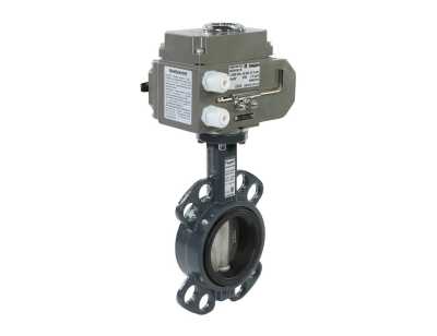 Затвор дисковый с электроприводом 082X4401R ЗДМ + 082X4500R АМБ + 082X4482R переходник 9/11 мм; DN 50 PN 16, Т= - 15°C до 120 °С, межфланцевый,  АМБ 220 В переменный ток, EPDM, корпус-чугун, диск-чугун, Ридан